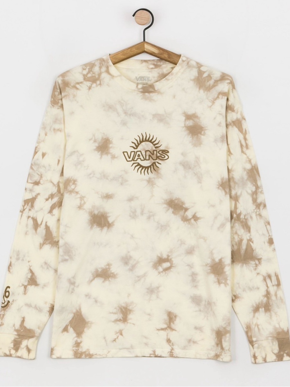 Vans UNISEX Scattered Tie Dye Long Sleeve Graphic Tee men’s Small